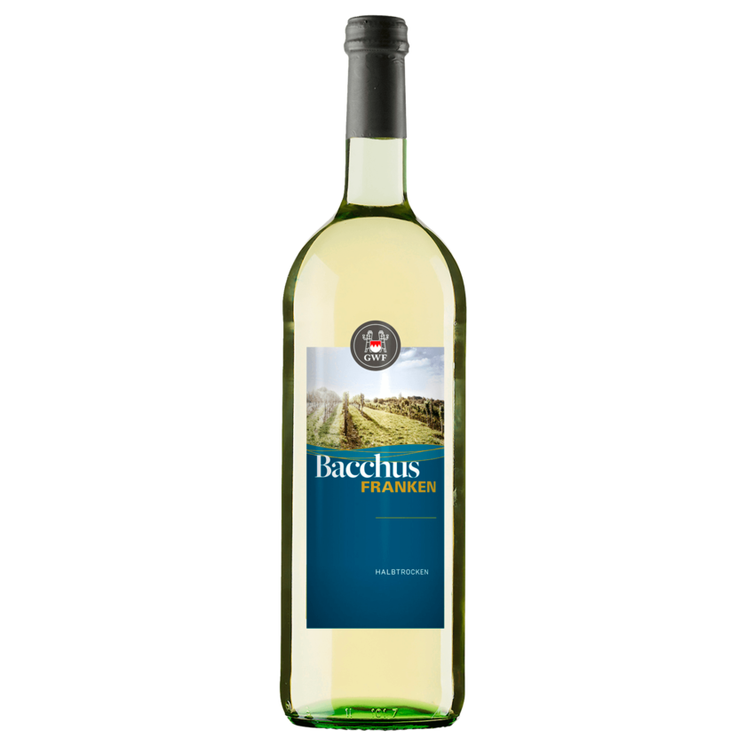 GWF Weißwein Bacchus halbtrocken QbA 1l